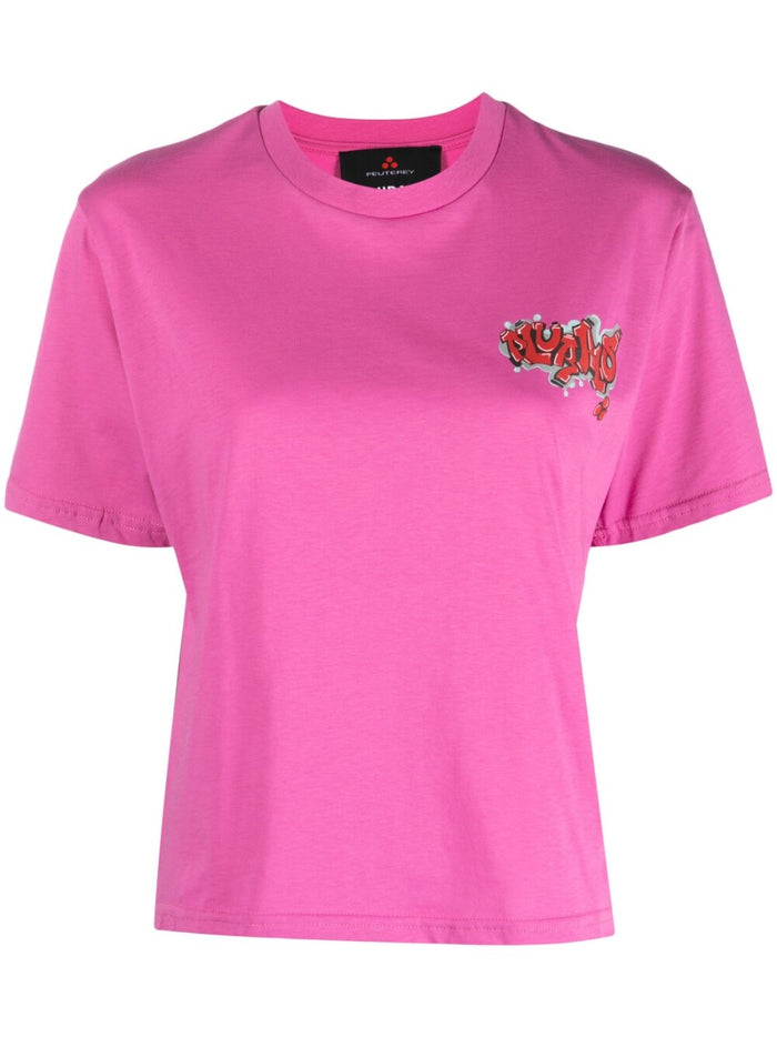 Peuterey T-shirts and Polos Pink Cotton