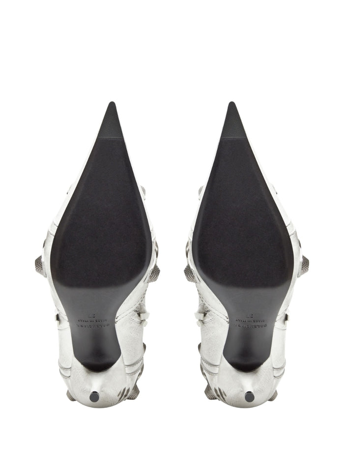 Balenciaga Boots White Lamb Leather