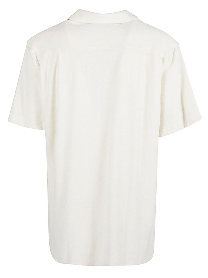 EDMMOND STUDIOS Shirts White Main Material: Cotton Modal