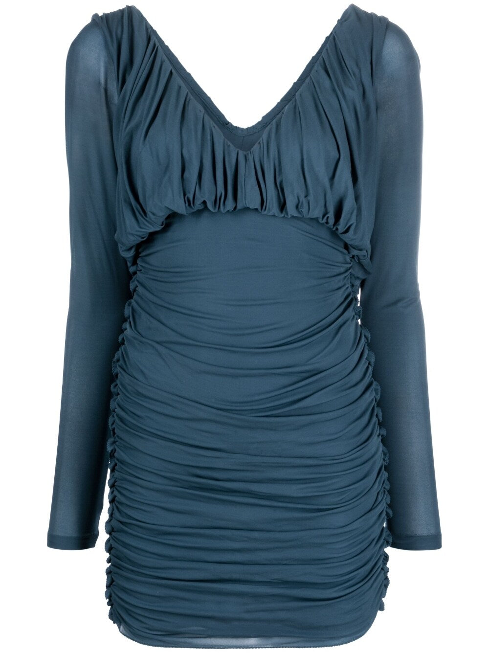 Saint Laurent Dresses Blue Cupro