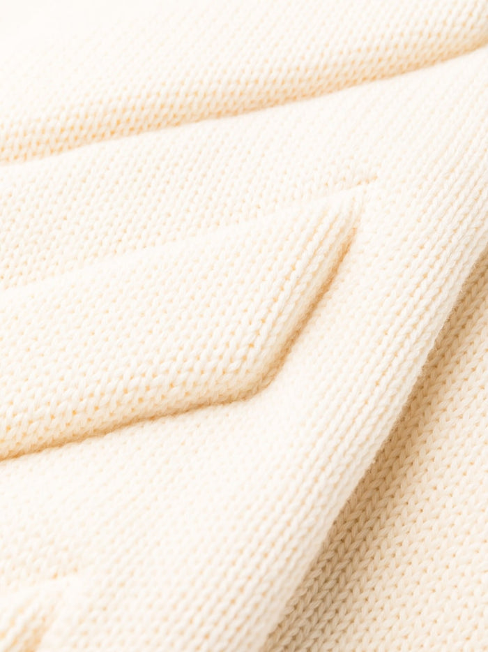 Off White Trousers Beige Cotton