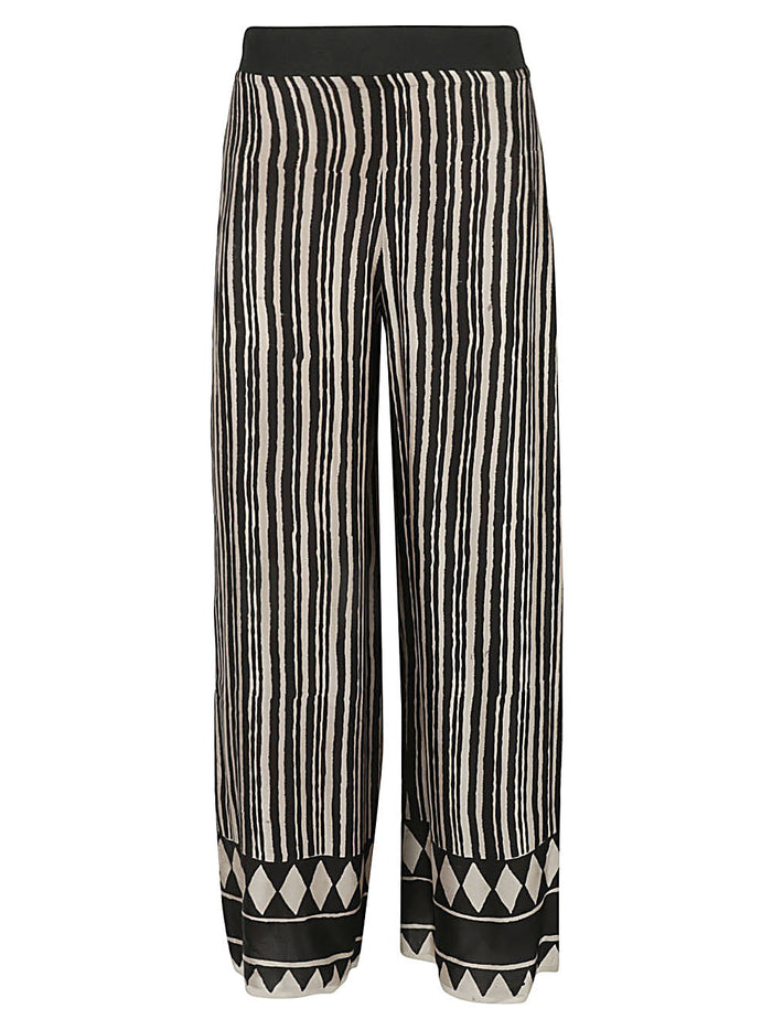 OBIDI Trousers Beige Main Material: Silk