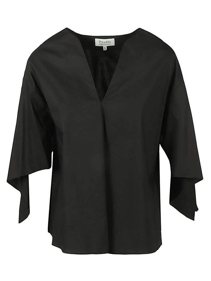 PSOPHIA Top Black Main Material: Cotton