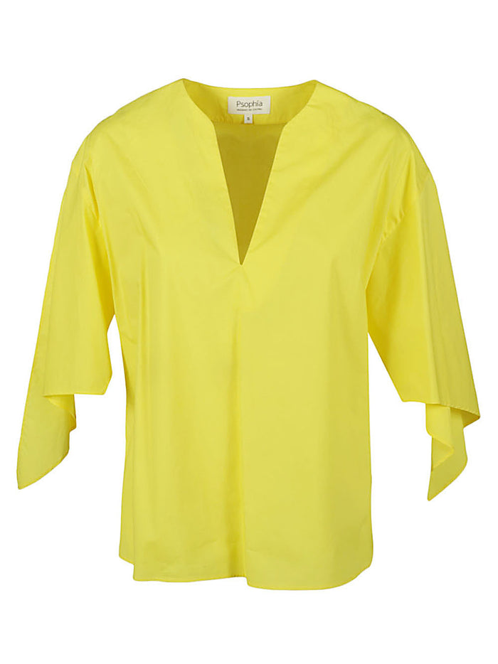PSOPHIA Top Yellow Main Material: Cotton