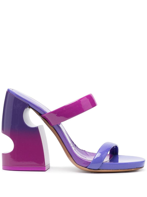 Off White Meteor Heeled Dégradé Sandals