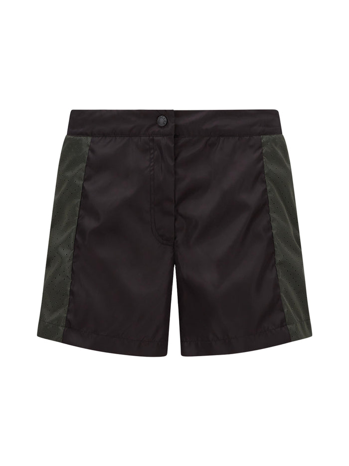 Moncler Shorts Black Polyamide