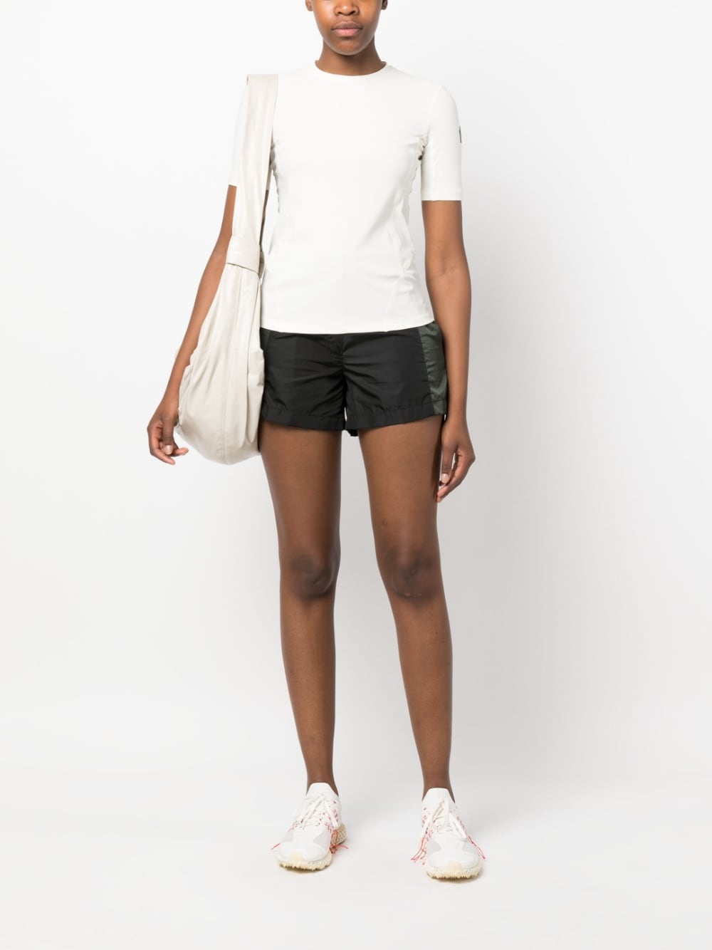 Moncler Shorts Black Polyamide
