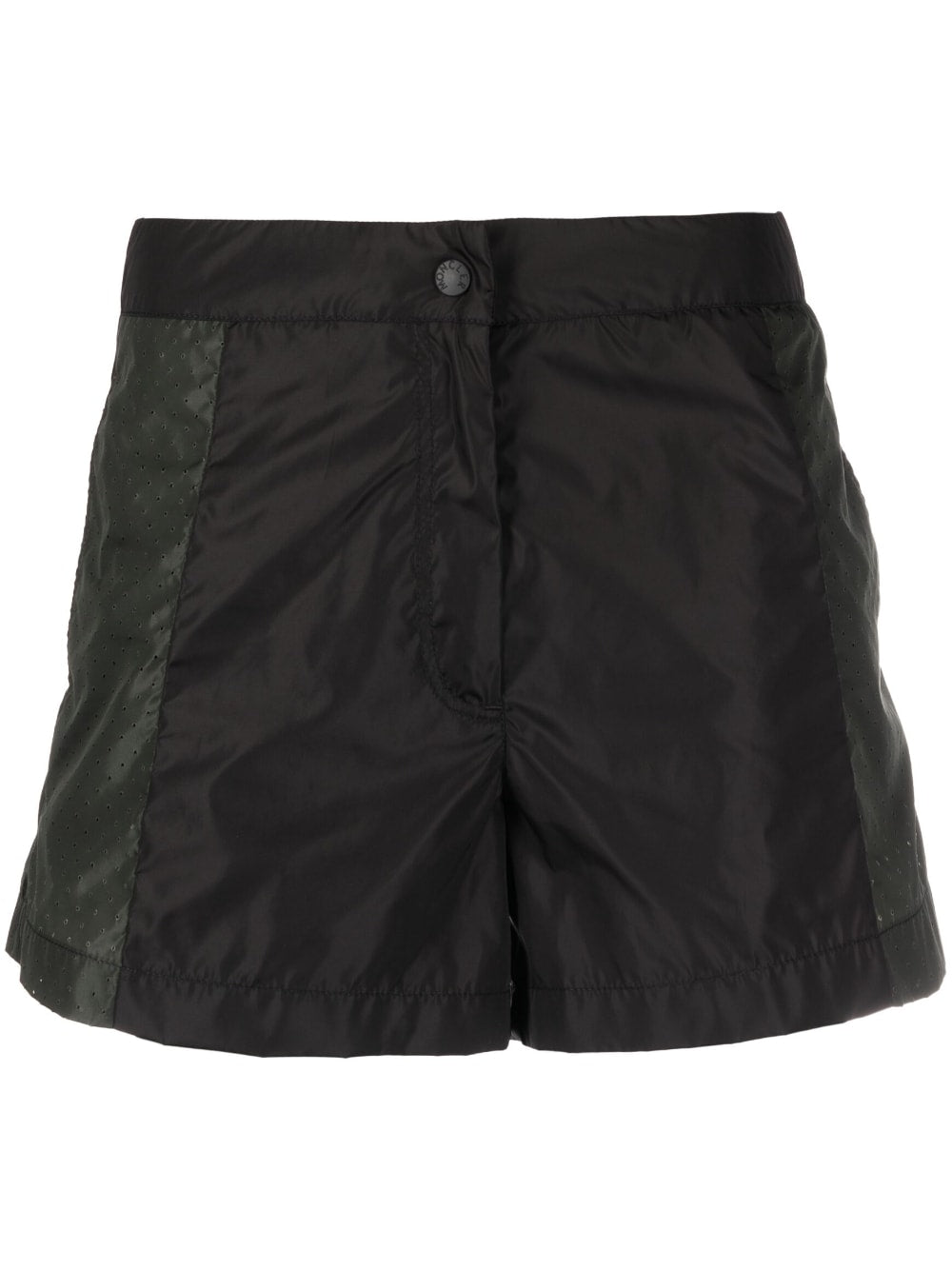 Moncler Shorts Black Polyamide