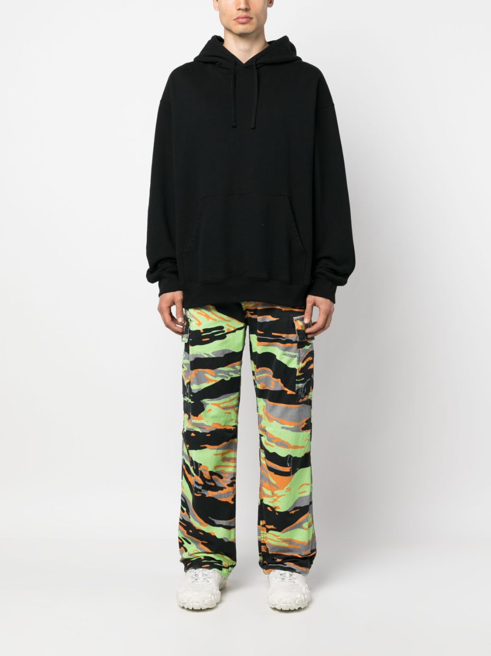 Erl Trousers Green Cotton