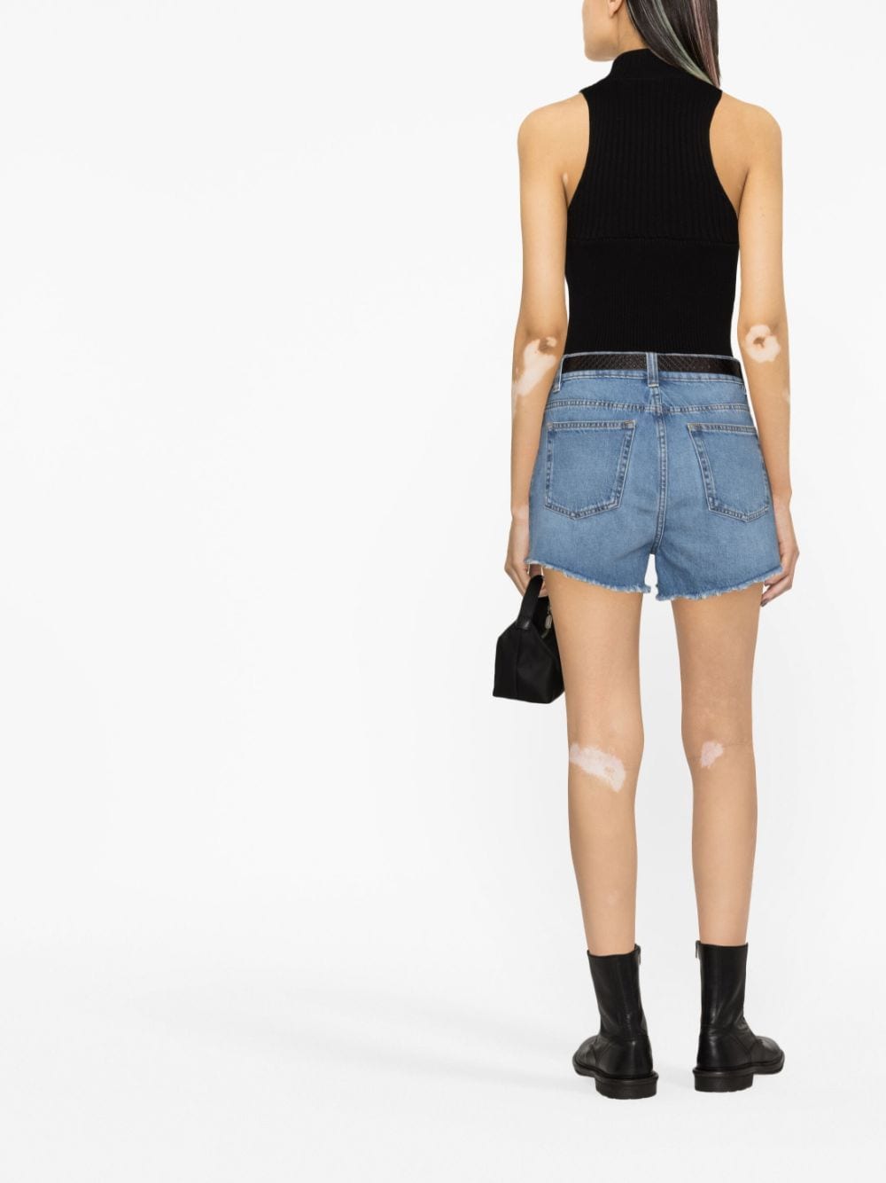 Iro Shorts Blue Lining: Polyester