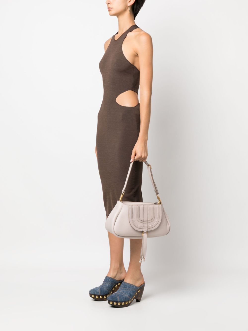 Chloè Bags Grey Lining: Calf Leather