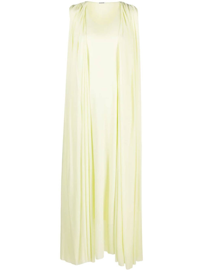 Jil Sander Dresses Yellow Viscose