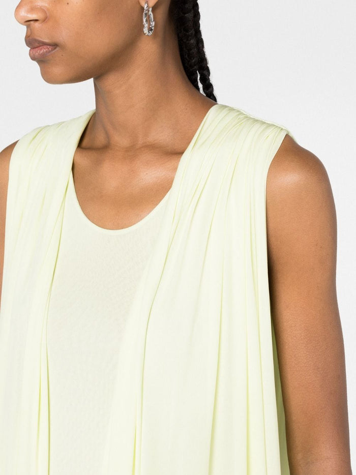 Jil Sander Dresses Yellow Viscose