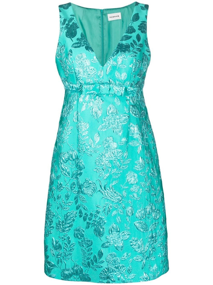 Parosh Dresses Green Outer: Polyester