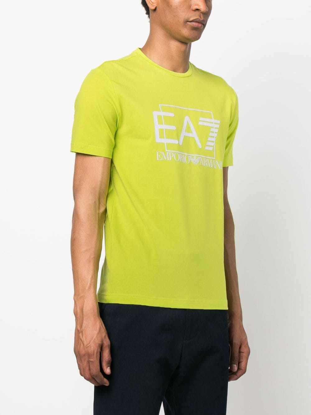 Ea7 T-Shirts And Polos Verde Cotton