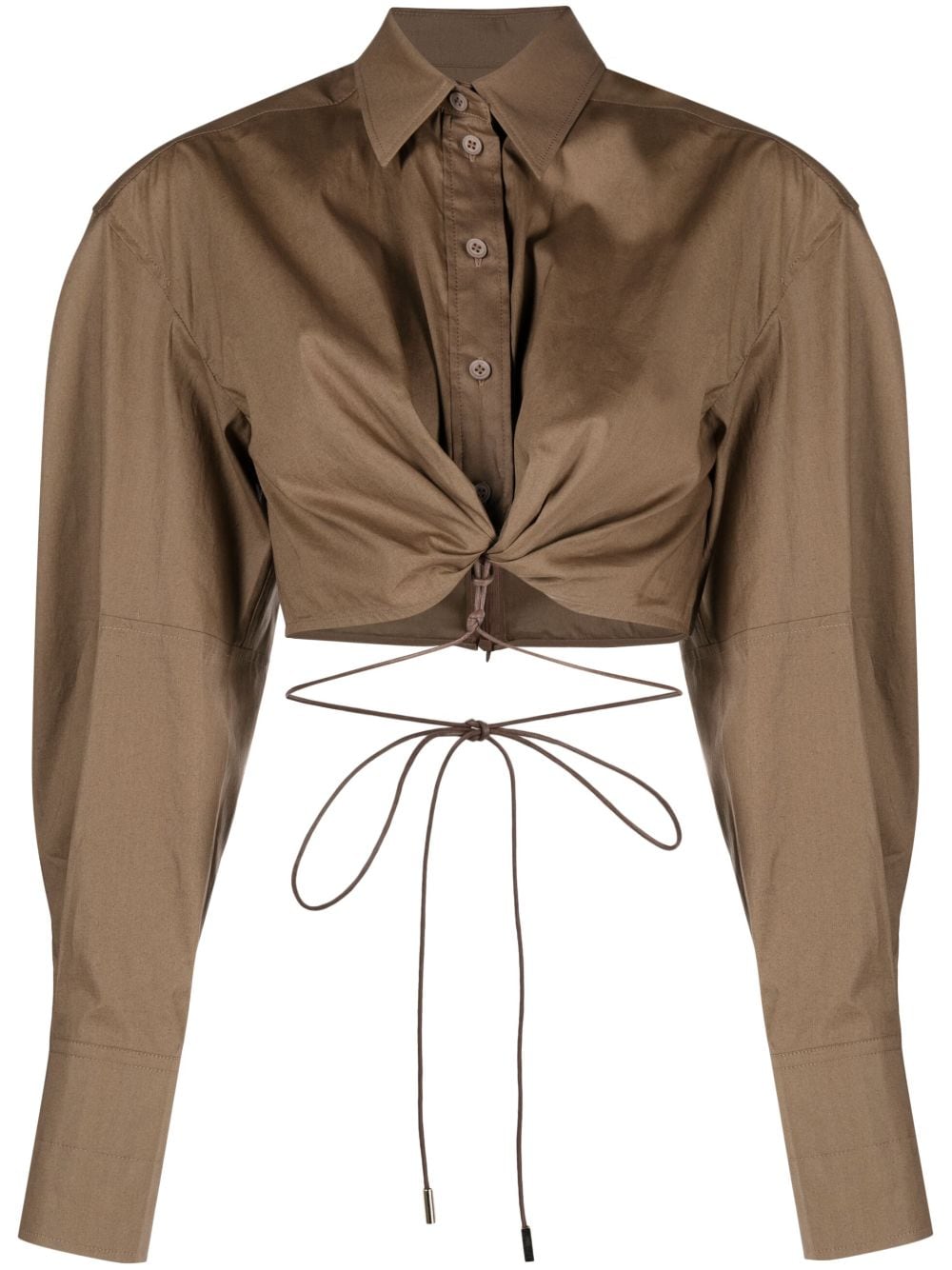 Jacquemus Resort Shirts Brown Cotton