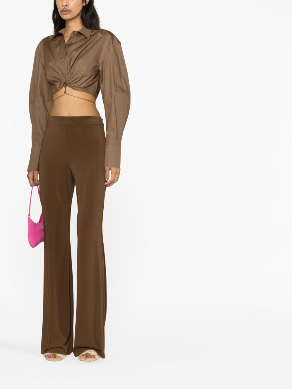Jacquemus Resort Shirts Brown Cotton