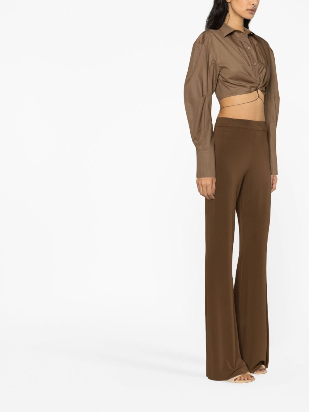 Jacquemus Resort Shirts Brown Cotton