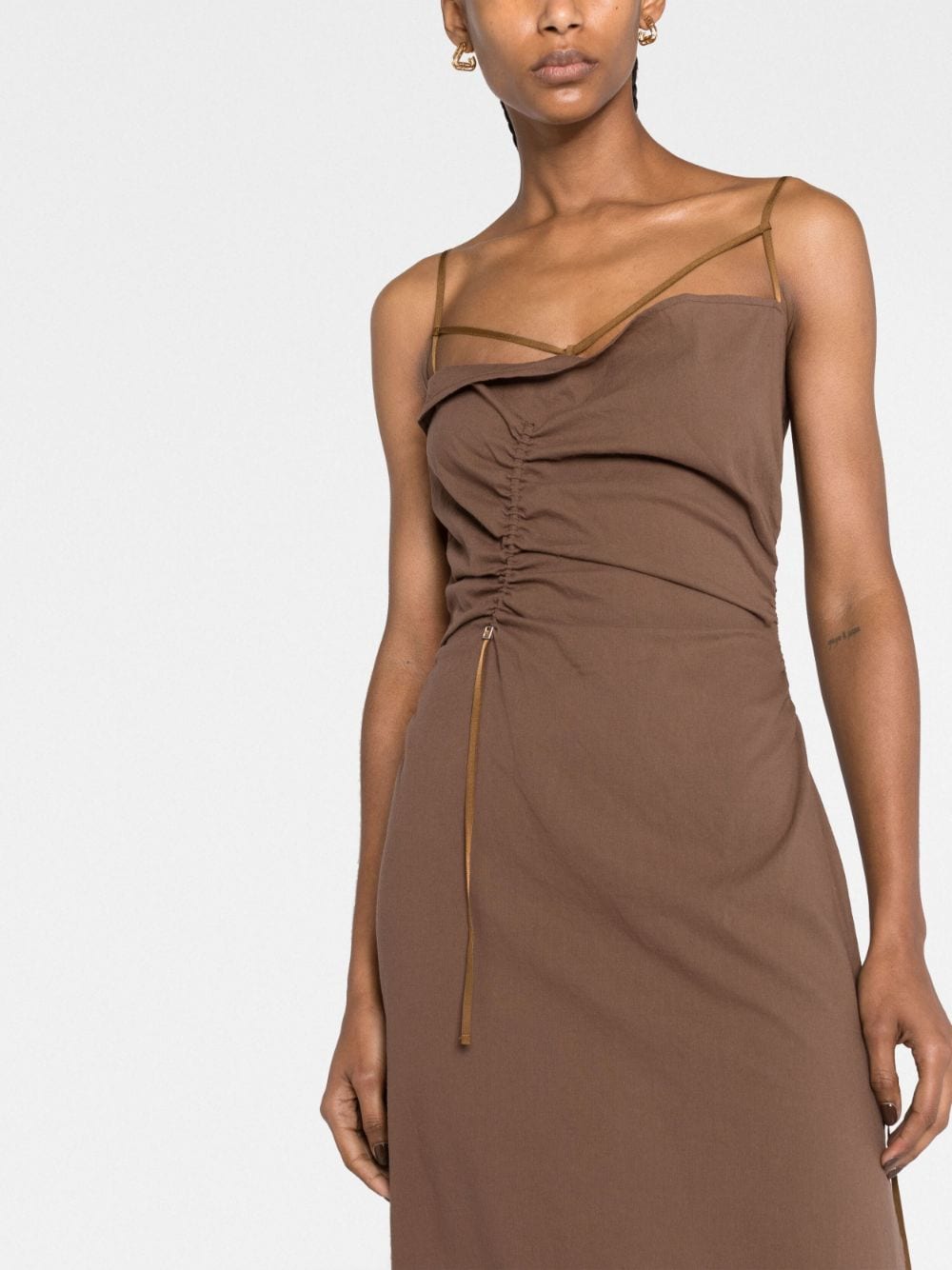 JACQUEMUS RESORT Dresses Brown Cotton
