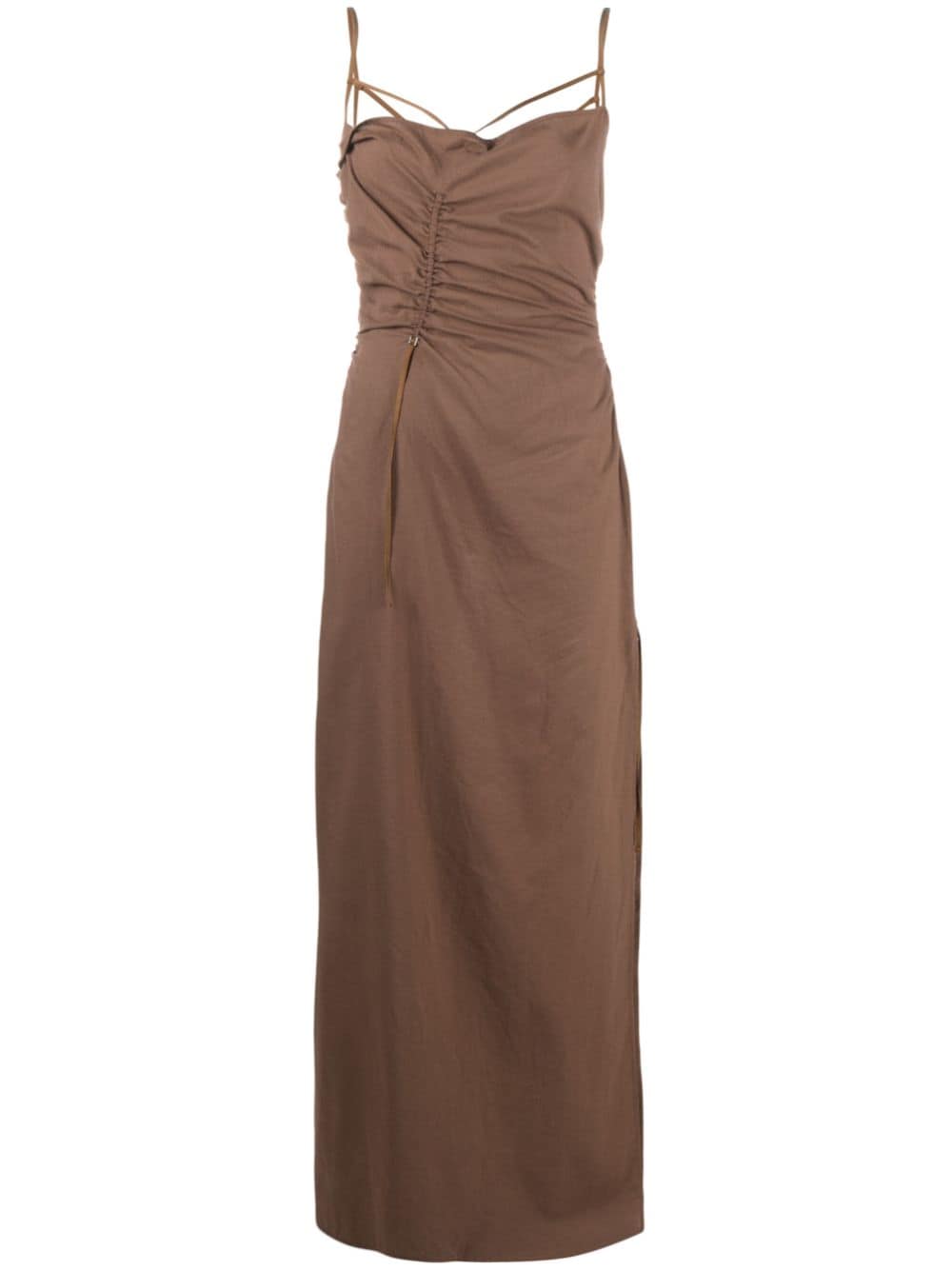 JACQUEMUS RESORT Dresses Brown Cotton