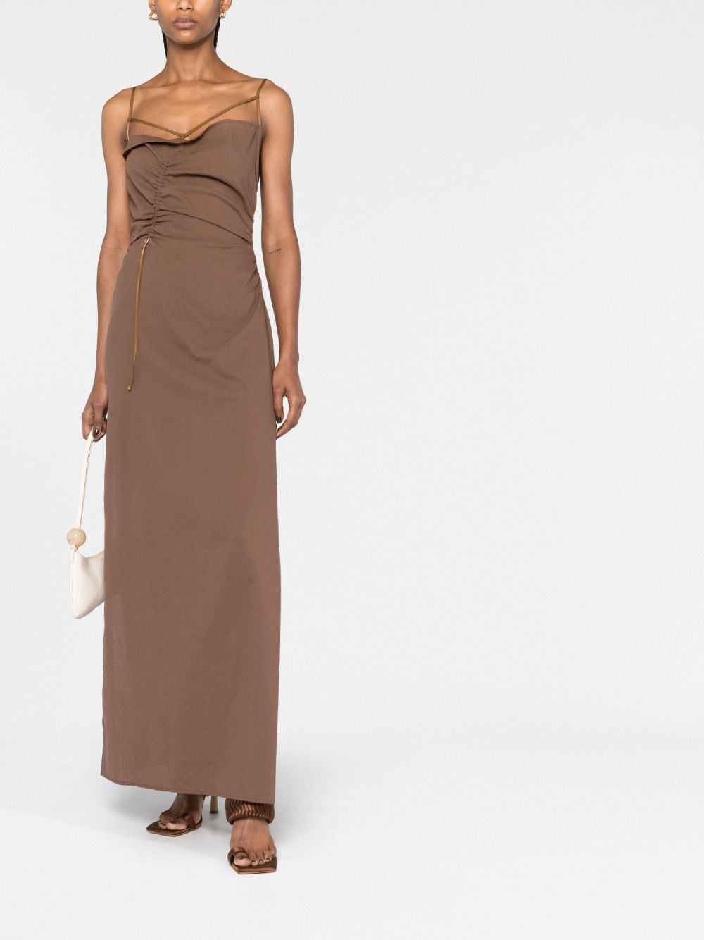 JACQUEMUS RESORT Dresses Brown Cotton