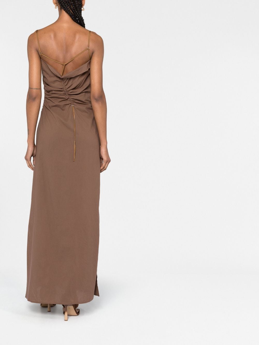 JACQUEMUS RESORT Dresses Brown Cotton