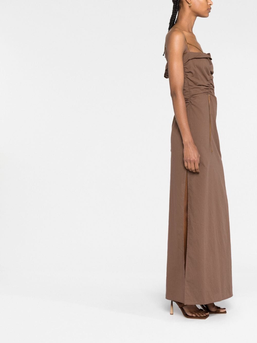 JACQUEMUS RESORT Dresses Brown Cotton