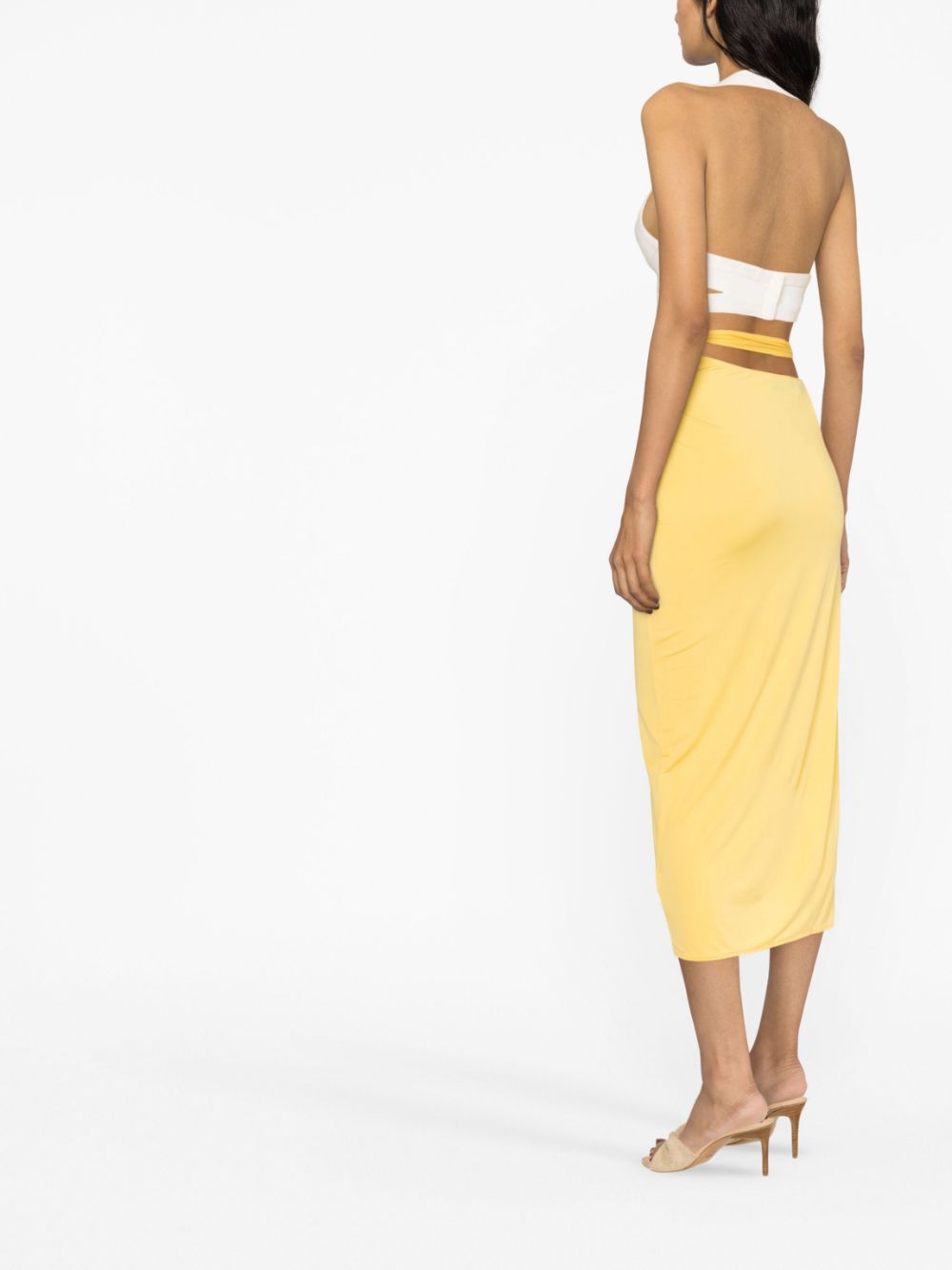 Jacquemus Resort Skirts Yellow Cupro