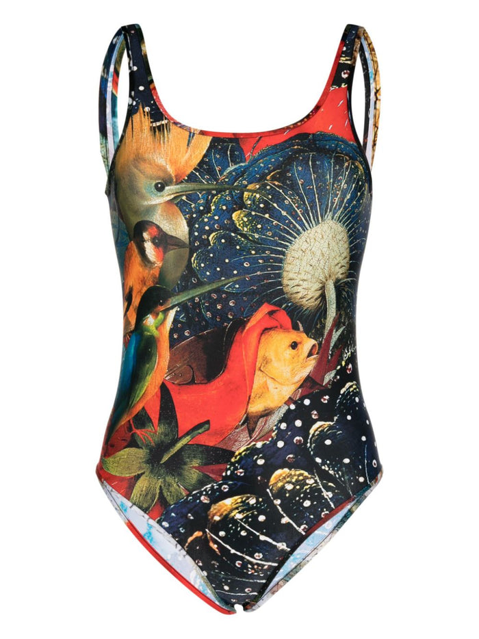 Alexander McQueen Sea clothing MultiColour Outer: Spandex/elastane