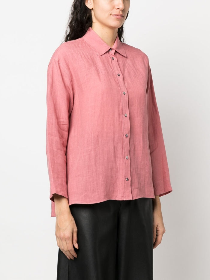 S Max Mara Shirts Red Linen