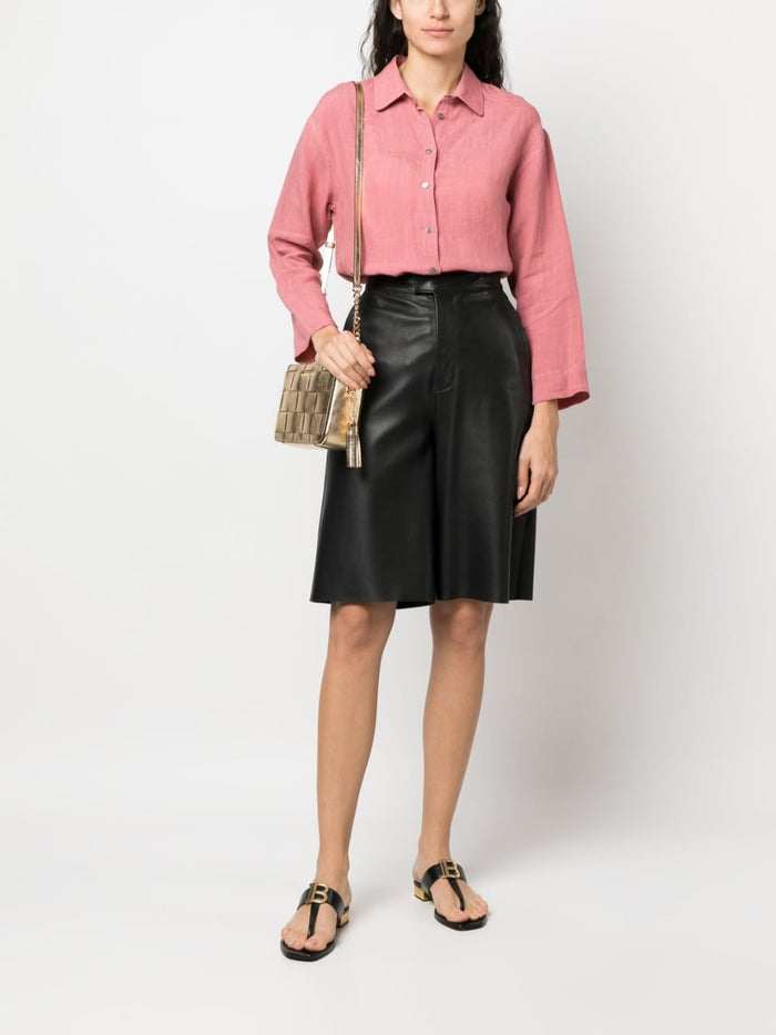 S Max Mara Shirts Red Linen