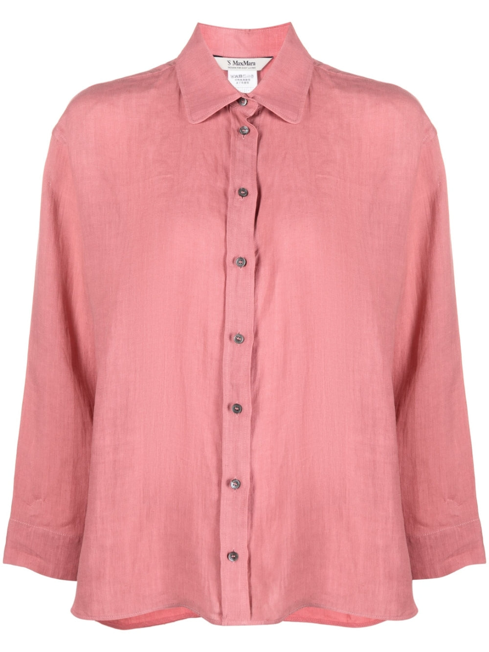 S Max Mara Shirts Red Linen
