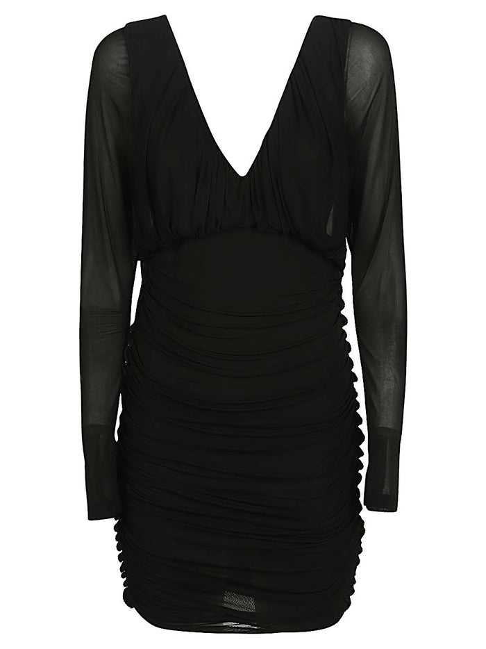 Saint Laurent Dresses Black Main Material: Cupro