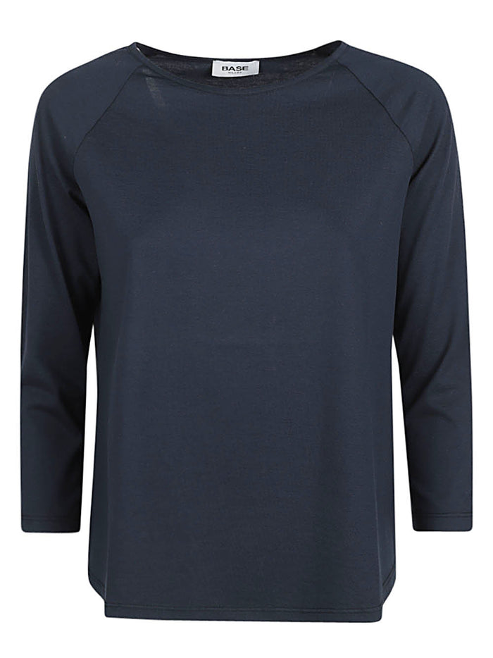 Base Sweaters Blue Main Material: Cotton