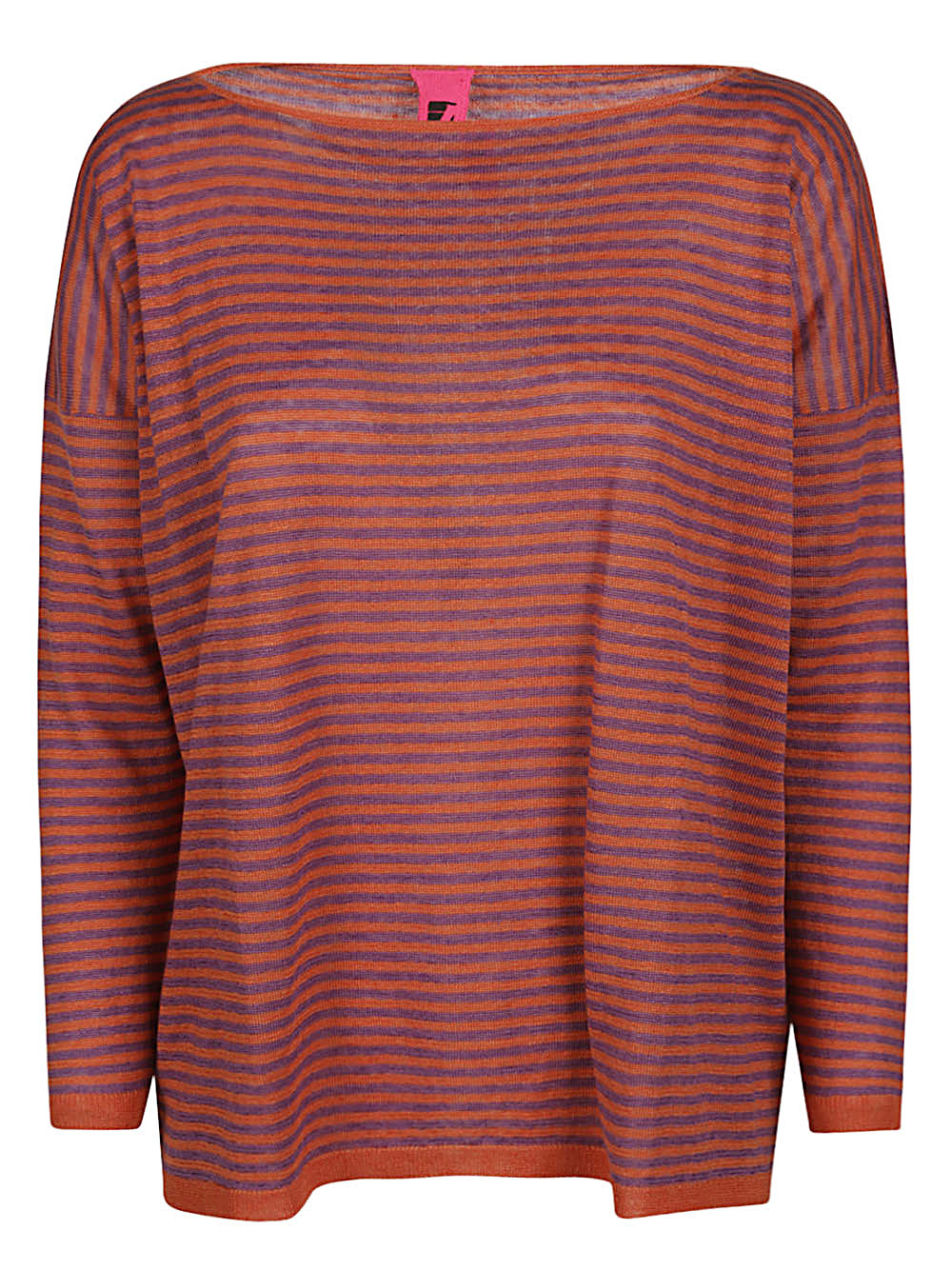 ALESSANDRO ASTE Sweaters Orange Main Material: Linen