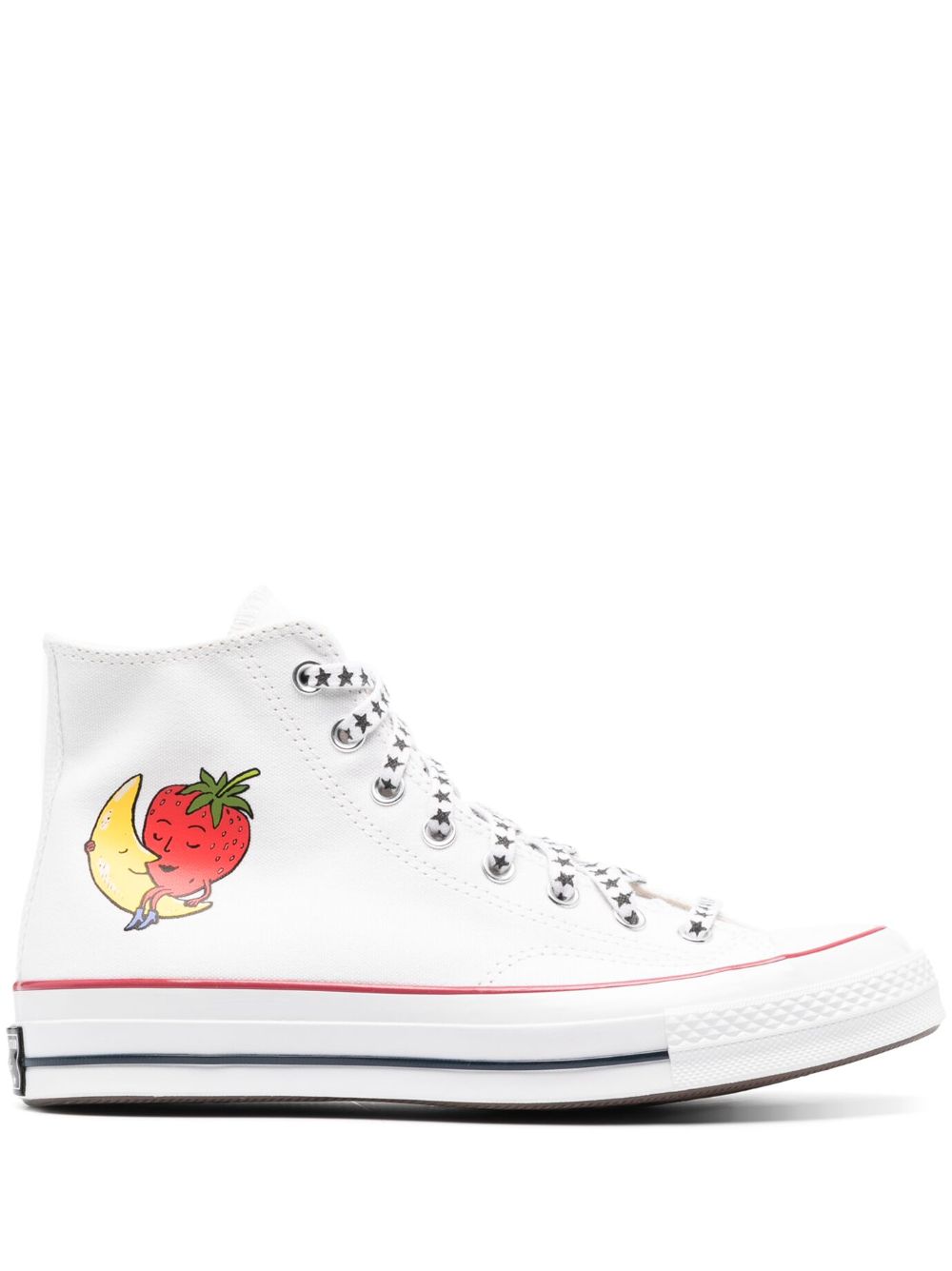 SKY HIGH FARM WORKWEAR Sneakers White Cotton Rubber