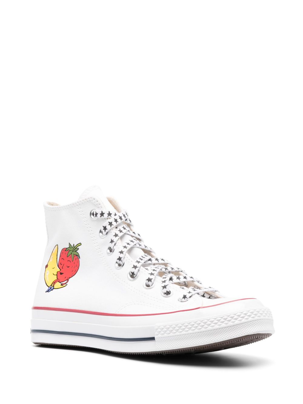 SKY HIGH FARM WORKWEAR Sneakers White Cotton Rubber