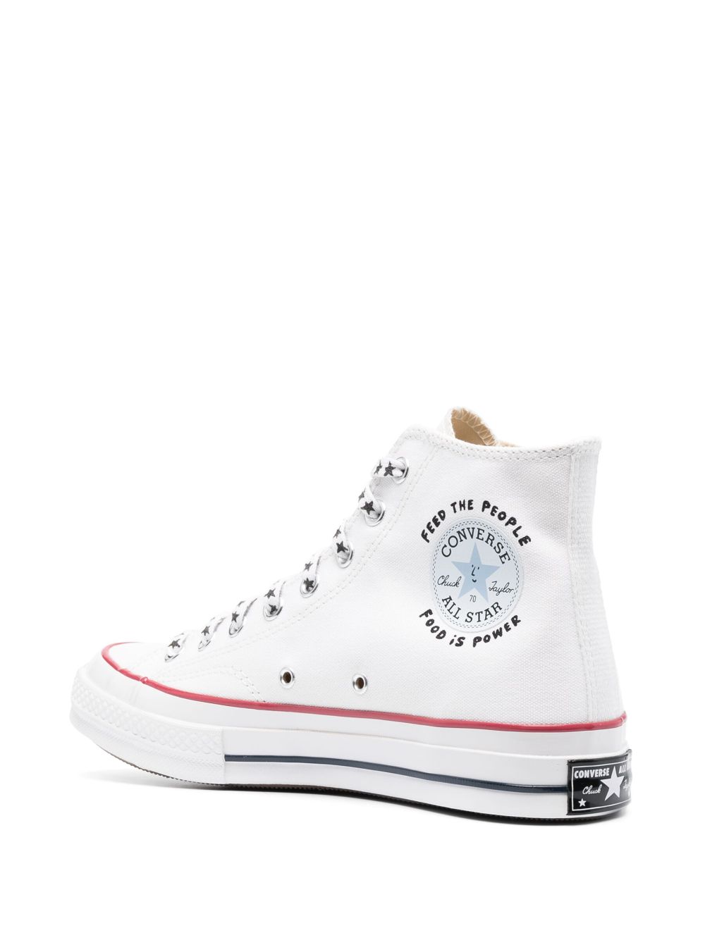 SKY HIGH FARM WORKWEAR Sneakers White Cotton Rubber