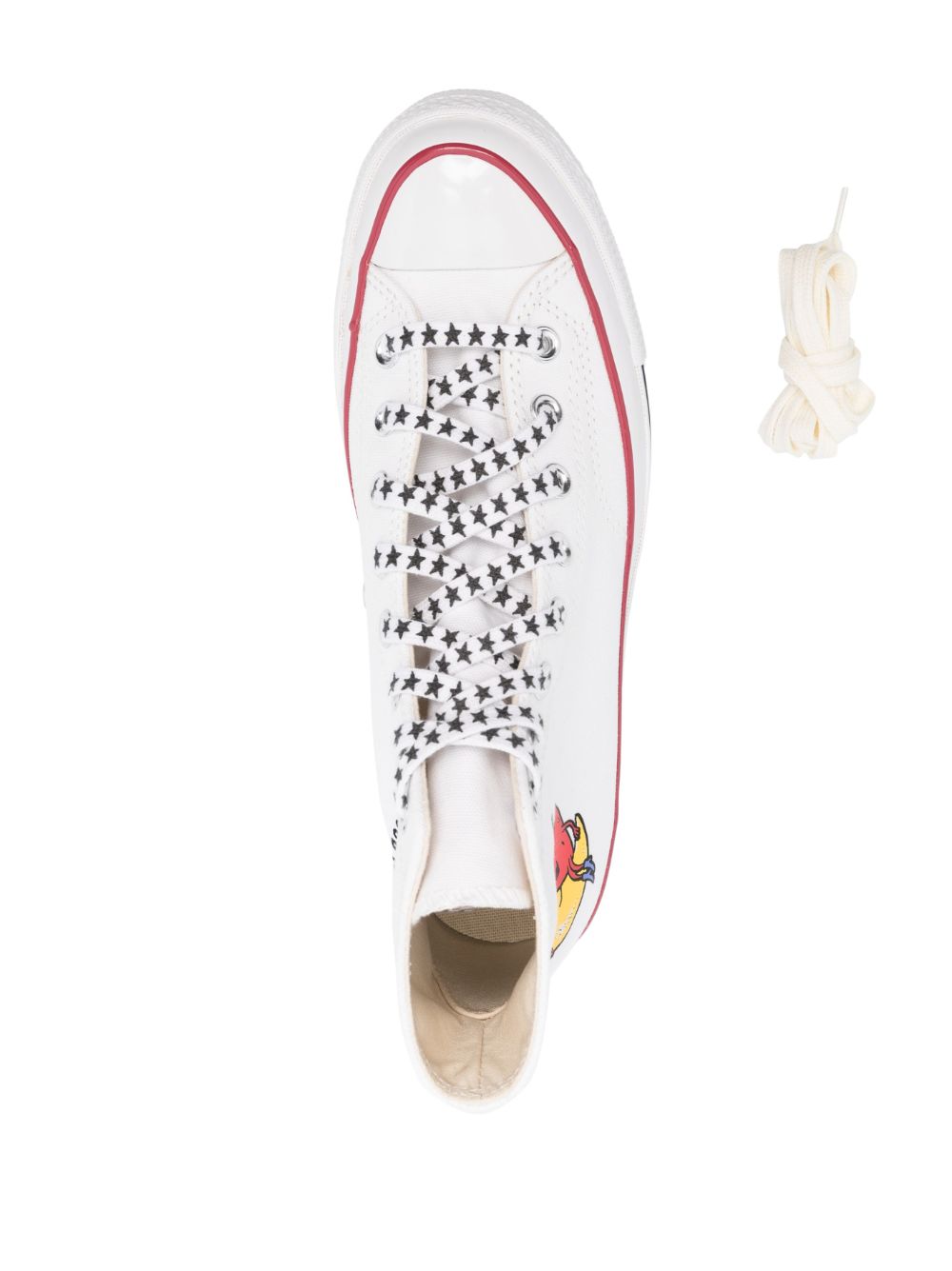 SKY HIGH FARM WORKWEAR Sneakers White Cotton Rubber