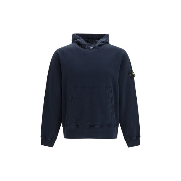 Stone Island 100% Cotton hoodie in navy