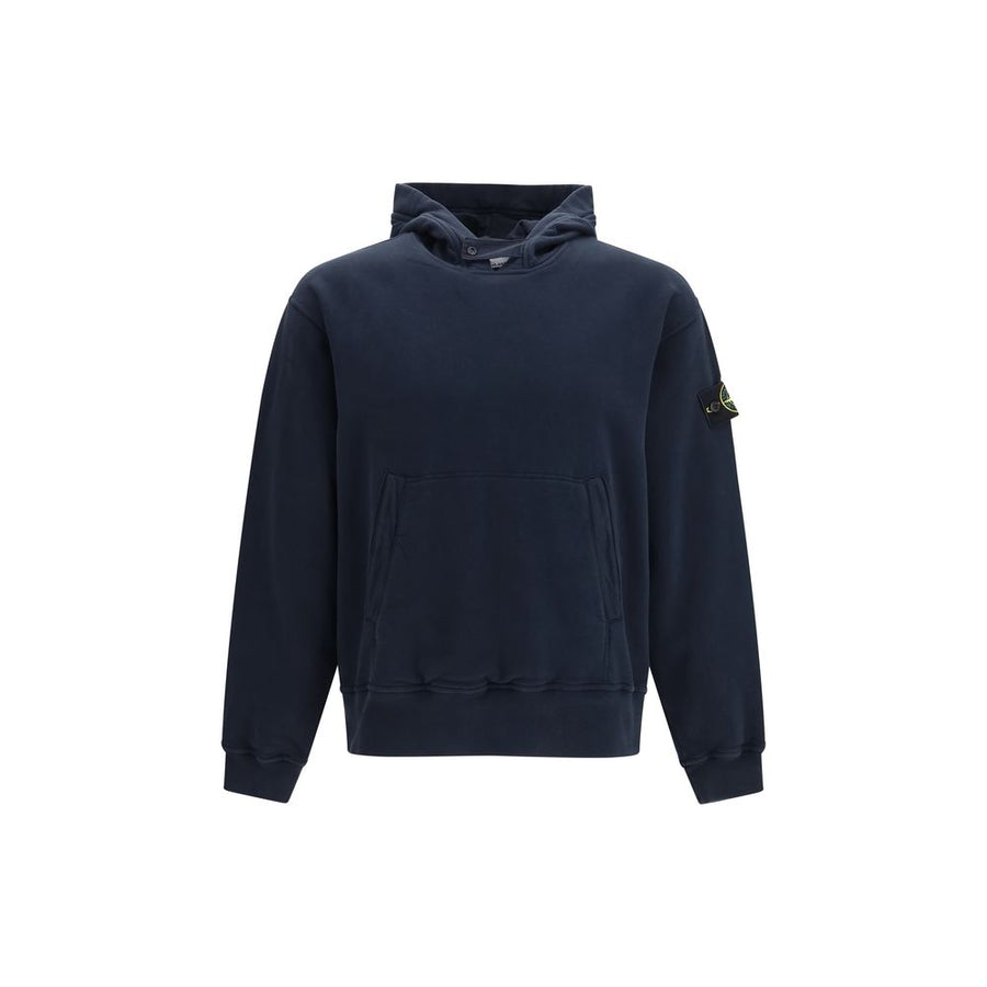 Stone Island 100% Cotton hoodie in navy