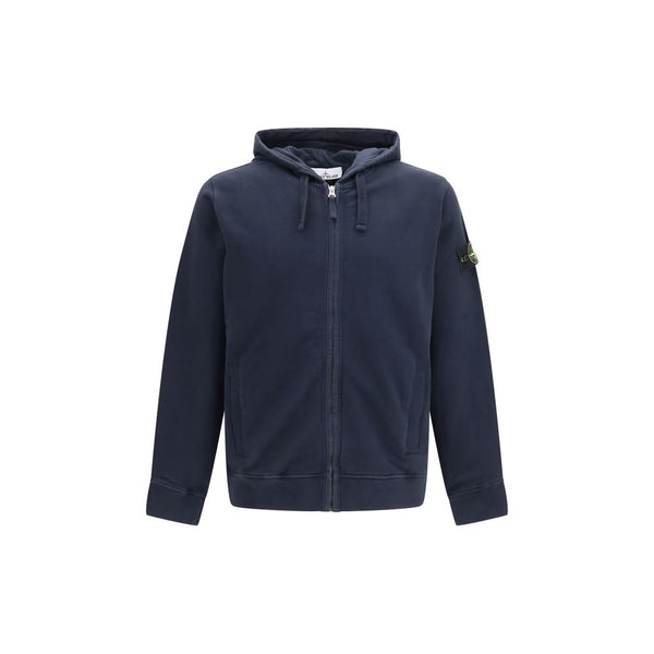 Stone Island 100% Cotton hoodie in navy
