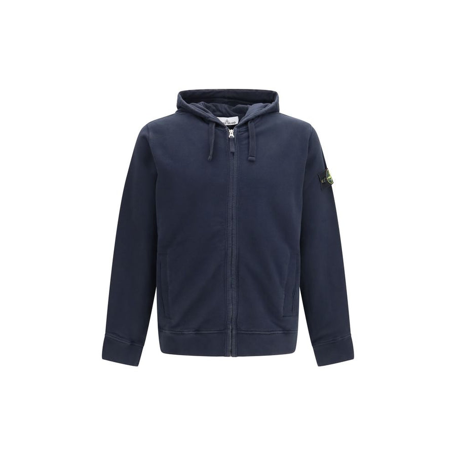 Stone Island 100% Cotton hoodie in navy