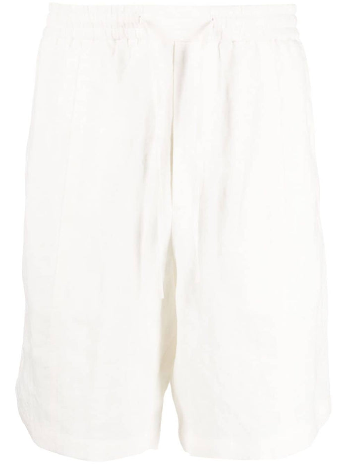 Emporio Armani Shorts White Linen/flax