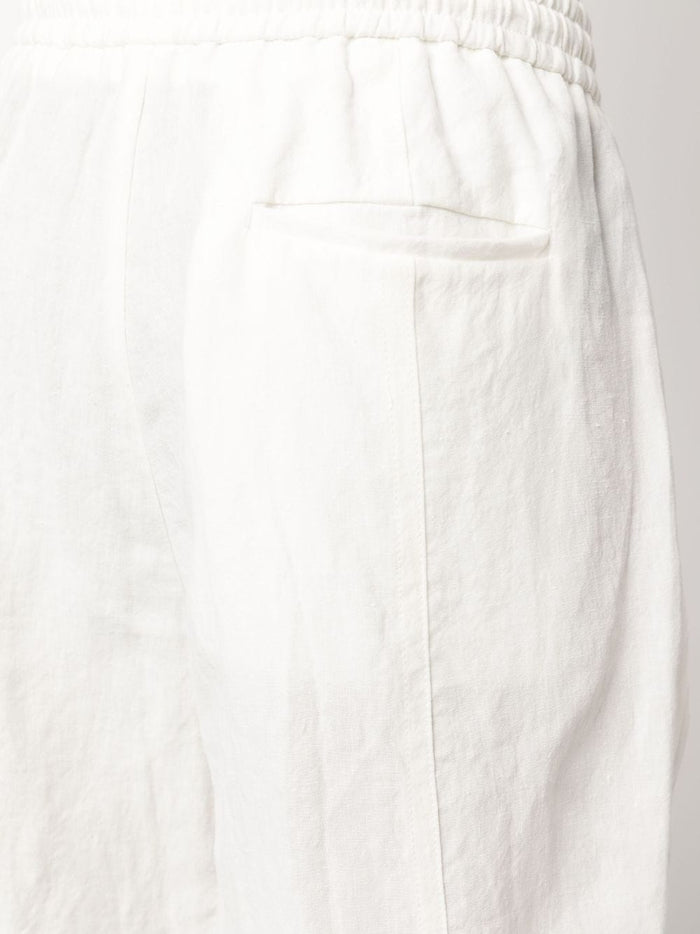 Emporio Armani Shorts White Linen/flax