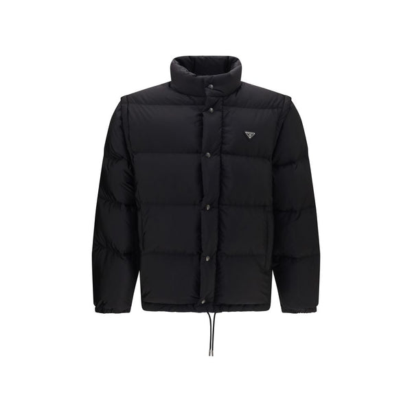 Prada Outer 100% Nylon down jacket in black
