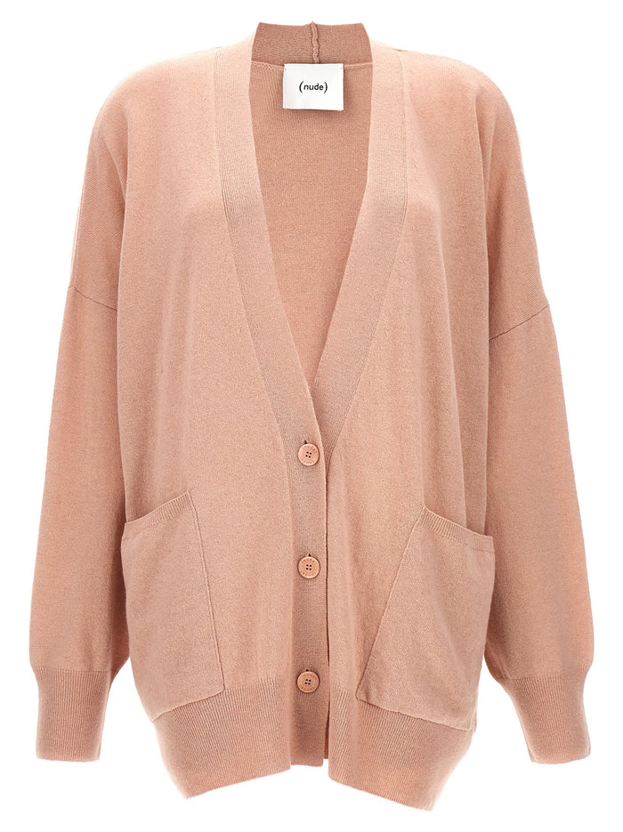 Oversize cardigan Pink Sweater, Cardigans