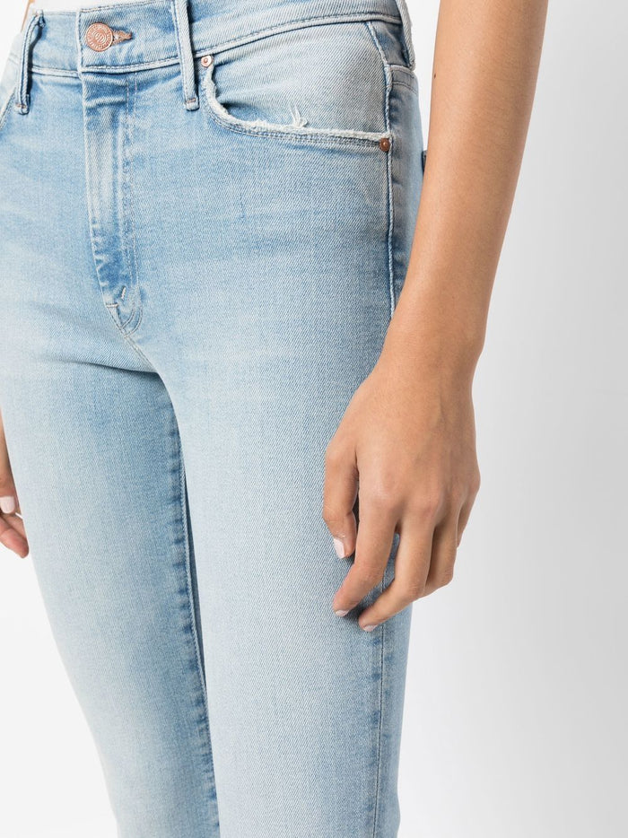 Mother Jeans Clear Blue Cotton