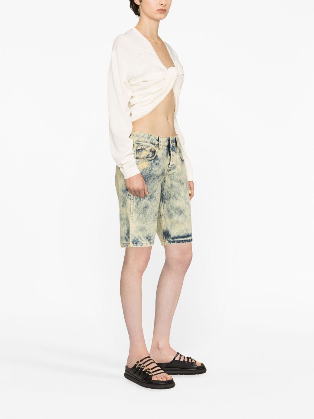 VAQUERA Shorts Light denim Cotton