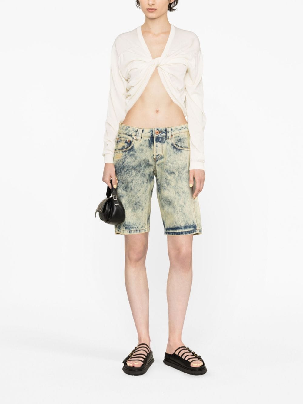 VAQUERA Shorts Light denim Cotton